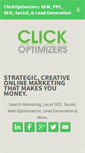 Mobile Screenshot of clickoptimizers.com